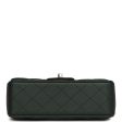 Chanel Mini Rectangular Flap with Top Handle Dark Green Lambskin Light Gold Hardware Online