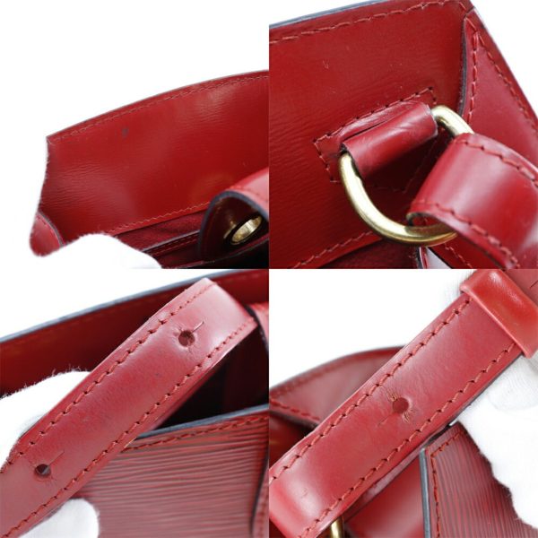 LOUIS VUITTON Cluny Shoulder Bag M52257 Epi Leather Castilian Red VI0995 Women s Online Hot Sale