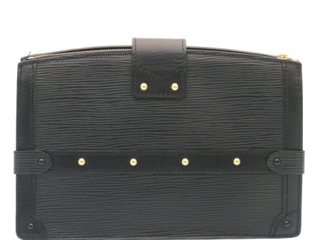 LOUIS VUITTON Epi Trunk Clutch 2Way Shoulder Bag Black M53052 28382A Online Hot Sale