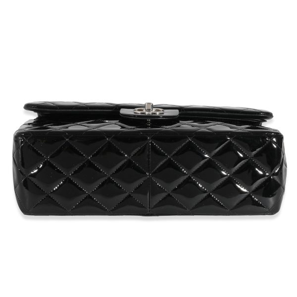 Chanel Black Patent Classic Jumbo Flap Bag Online Sale