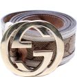 Gucci Interlocking Gucci Canvas Belt Size 85 34 Supply