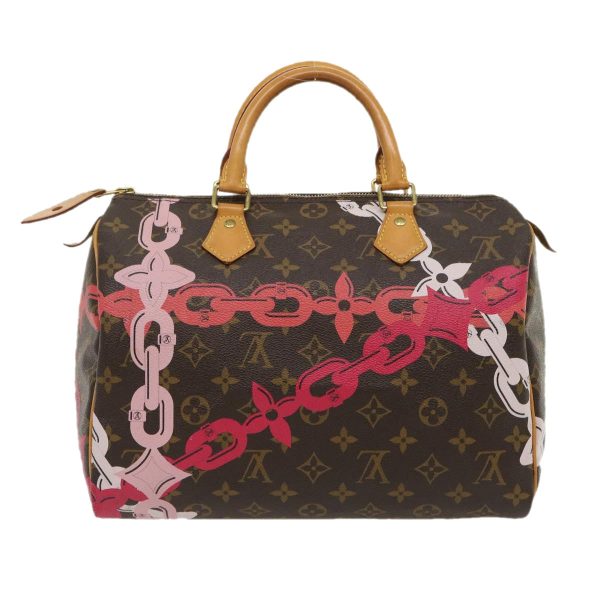 LOUIS VUITTON Monogram Bay Speedy 30 Hand Bag Chain print M41989 bs1231A Online Sale