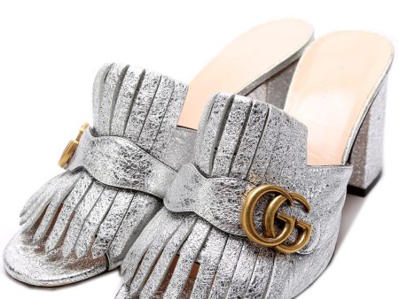 Gucci Marmont Fringe Pumps Size 39.5 Sale