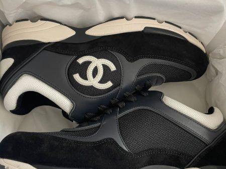 Chanel CC Logo Sneaker Black Ivory (2022) on Sale