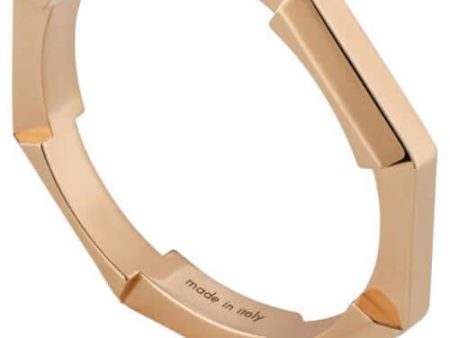 GUCCI Link to Love 18k Rose Gold Ring YBC662194002 Cheap