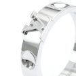 LOUIS VUITTON Berg Amplant Q9K98D White Gold [18K] Fashion No Stone Band Ring Silver For Discount