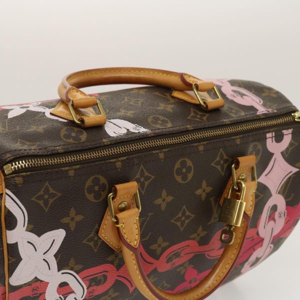 LOUIS VUITTON Monogram Bay Speedy 30 Hand Bag Chain print M41989 bs1231A Online Sale