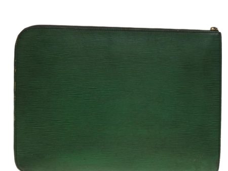 LOUIS VUITTON Epi Posh Documents Clutch Bag Green M54494 40864 Online Hot Sale