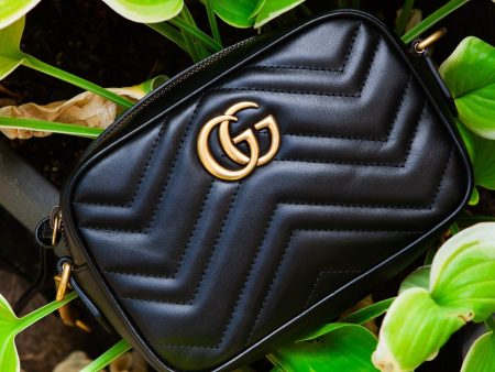 GUCCI Marmont Camera Bag Black Online now