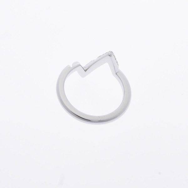 LOUIS VUITTON LV Vault Upside Down Ring #48 Q9Q31I No. 7 Women s K18 White Gold For Sale