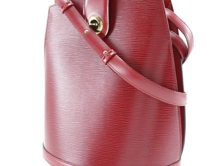 LOUIS VUITTON Cluny Shoulder Bag M52257 Epi Leather Castilian Red VI0995 Women s Online Hot Sale