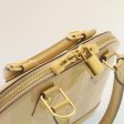 LOUIS VUITTON Vernis Rayures Alma BB Hand Bag 2way Beige Pink M90970 Auth tp210A Supply