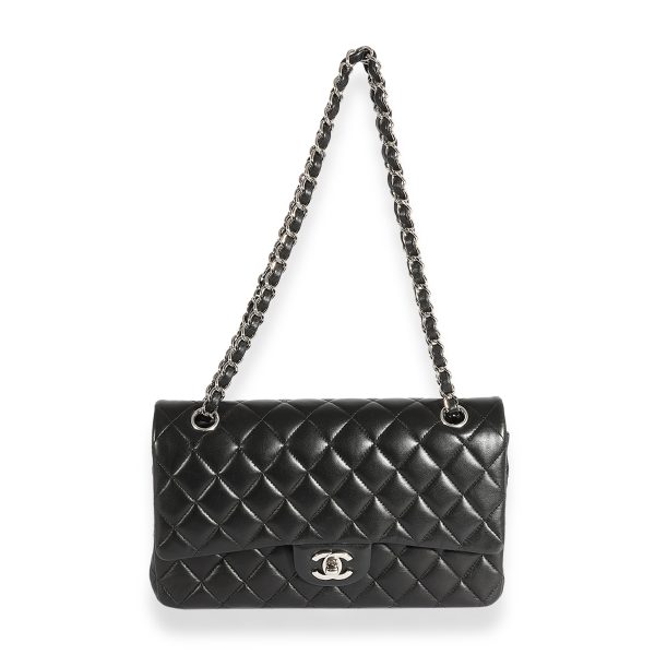 Chanel Black Quilted Lambskin Medium Classic Double Flap Bag Discount