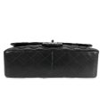 Chanel Black Quilted Lambskin Jumbo Classic Single Flap Bag Online Sale