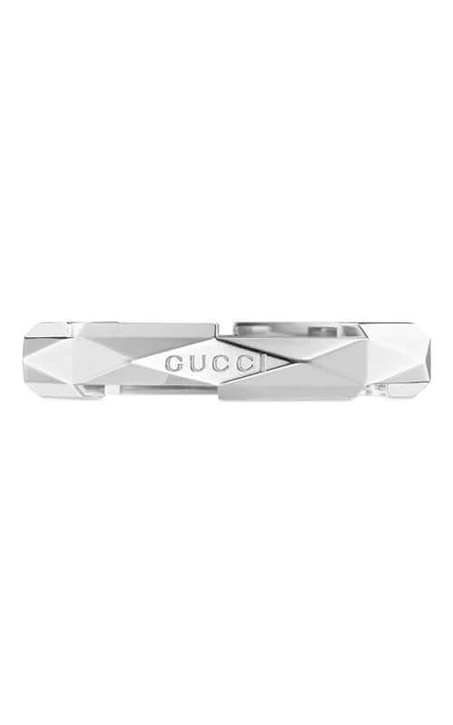 GUCCI Link to Love 18k White Gold Ring YBC662177002 Sale