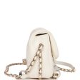 Chanel  My Precious  Flap Bag Imitation Pearl White Lambskin Light Gold Hardware For Sale