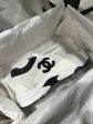 Chanel CC Logo Sneaker White Black For Cheap