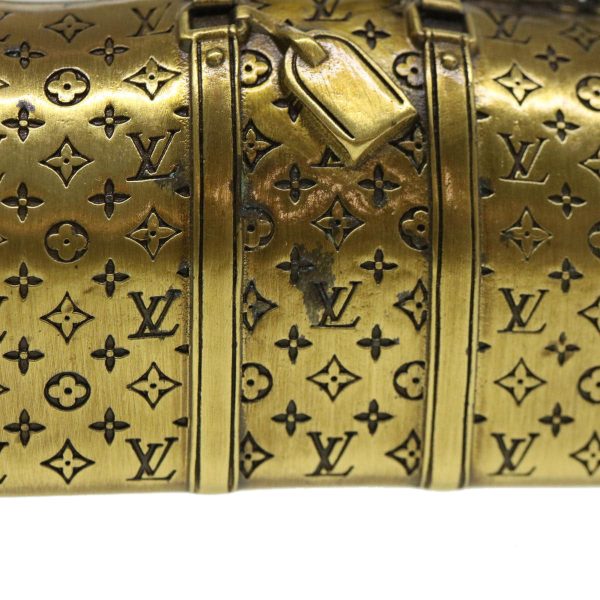 LOUIS VUITTON Keepall Motif Paper Weight Metal Gold Tone 38854A Discount