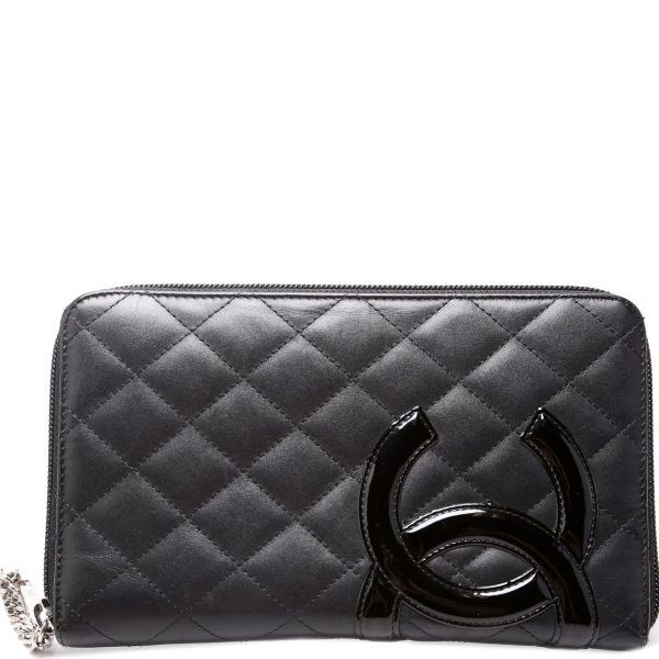 Chanel Cambon Ligne Zip Around Organizer Wallet Sale