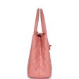 Chanel Small Kelly Shopper Pink Shiny Aged Calfskin Brushed Gold Hardware For Discount