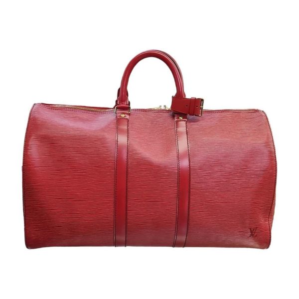 LOUIS VUITTON Epi Keepall 45 Boston Bag Ladies M42977 Castilian Red Discount