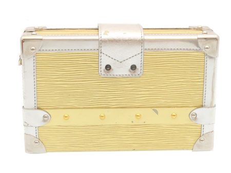 LOUIS VUITTON Epi Petite Mar Shoulder Bag Silver Gold M54652 35087A Sale