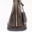 LOUIS VUITTON Monogram Vernis Rayure Alma BB HandBag Amarante M91700 Auth 23844A Hot on Sale