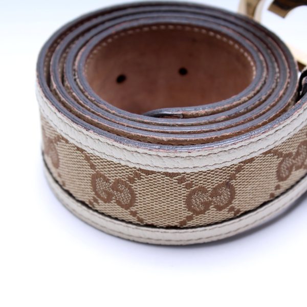 Gucci Interlocking Gucci Canvas Belt Size 85 34 Supply