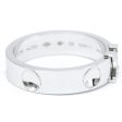 LOUIS VUITTON Berg Amplant Q9K98D White Gold [18K] Fashion No Stone Band Ring Silver For Discount