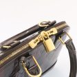 LOUIS VUITTON Monogram Vernis Rayure Alma BB HandBag Amarante M91700 Auth 23844A Hot on Sale