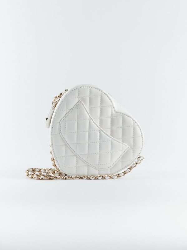 Chanel Heart Bag White (Large) Sale