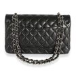 Chanel Black Quilted Lambskin Medium Classic Double Flap Bag Discount