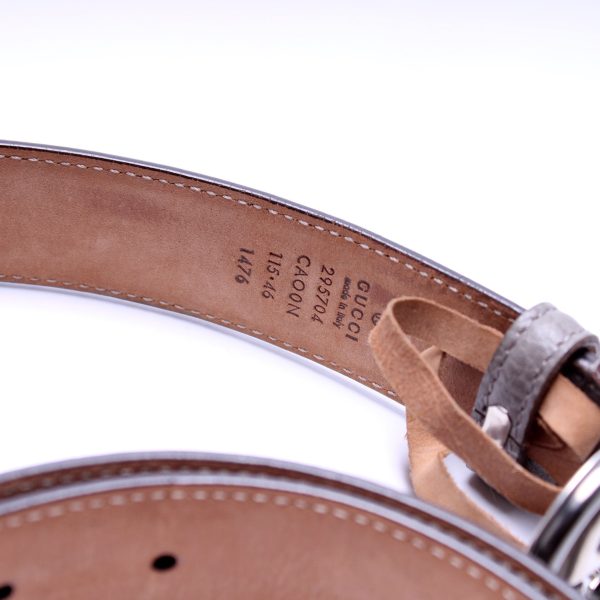 Gucci Interlocking G Leather Belt Size 115 46 Online Sale