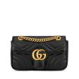 Gucci Marmont 446744 DTDIT 1000 Women s Black Matelassé Leather Mini Shoulder Bag (GG2078) Cheap