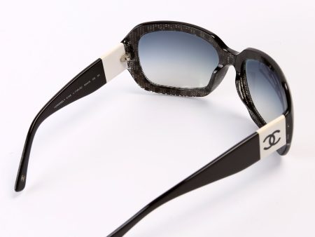 Chanel CC Lace Efect Acetate Sunglasses Online Sale