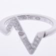 LOUIS VUITTON LV Vault Upside Down Ring #48 Q9Q31I No. 7 Women s K18 White Gold For Sale