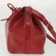 LOUIS VUITTON Epi Petit Noe Shoulder Bag Red M44107 lt736 For Sale