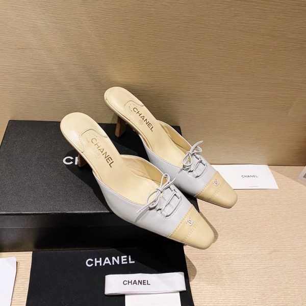 CHANEL CC LOGO MULES SHOES SLIDES 40 1 2 Online