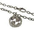 GUCCI Interlocking G Necklace SV925 Silver 925 455307 Fashion