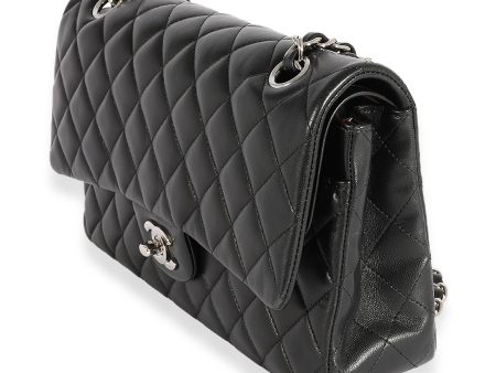 Chanel Black Quilted Lambskin Medium Classic Double Flap Bag Discount