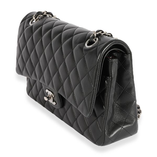 Chanel Black Quilted Lambskin Medium Classic Double Flap Bag Discount