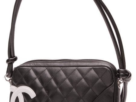 Chanel Cambon Ligne Pochette Bag - Black Calfskin Sale