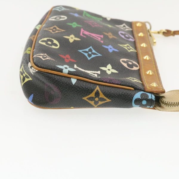 LOUIS VUITTON Multicolor Pochette Accessoires Pouch Black M92648 am340g For Discount