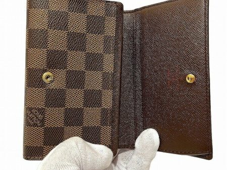 LOUIS VUITTON Damier Portefeuille Tresor N617362 Bifold Wallet Unisex Fashion