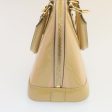 LOUIS VUITTON Vernis Rayures Alma BB Hand Bag 2way Beige Pink M90970 Auth tp210A Supply