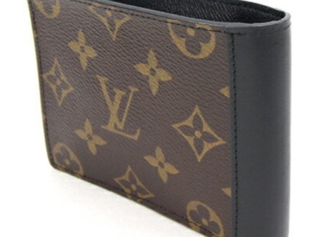 LOUIS VUITTON Bifold Wallet Monogram Macassar Portefeuille Mindoro M60411 Men s For Sale