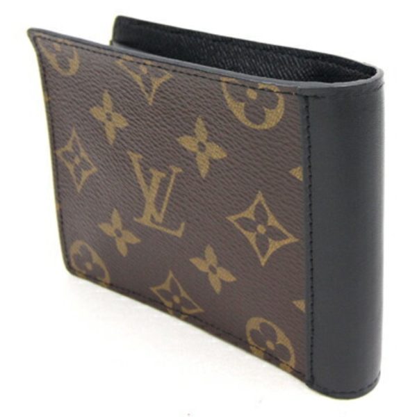 LOUIS VUITTON Bifold Wallet Monogram Macassar Portefeuille Mindoro M60411 Men s For Sale