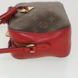 LOUIS VUITTON Monogram Saintonge Shoulder Bag Red M43556 38215 Online Hot Sale