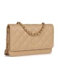 Chanel Wallet on Chain WOC Beige Caviar Gold Hardware Supply