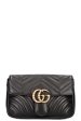 GUCCI Marmont Chain Belt Bag Black Fashion